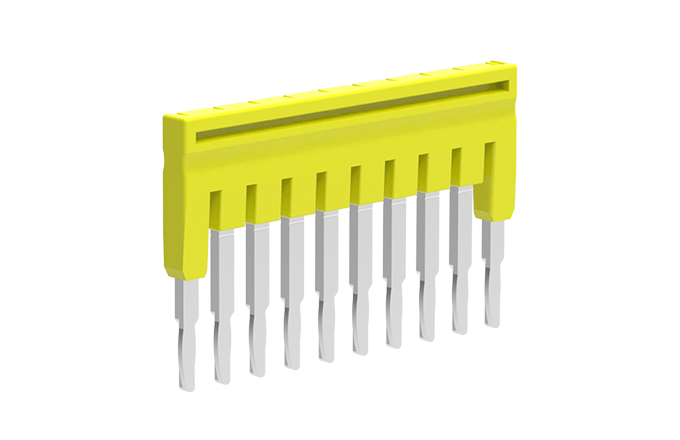 Соединительная перемычка 2150-310 - Соединительная перемычка, для клемм TA1.5, изолированная, 10 полюсов, цвет: желтый