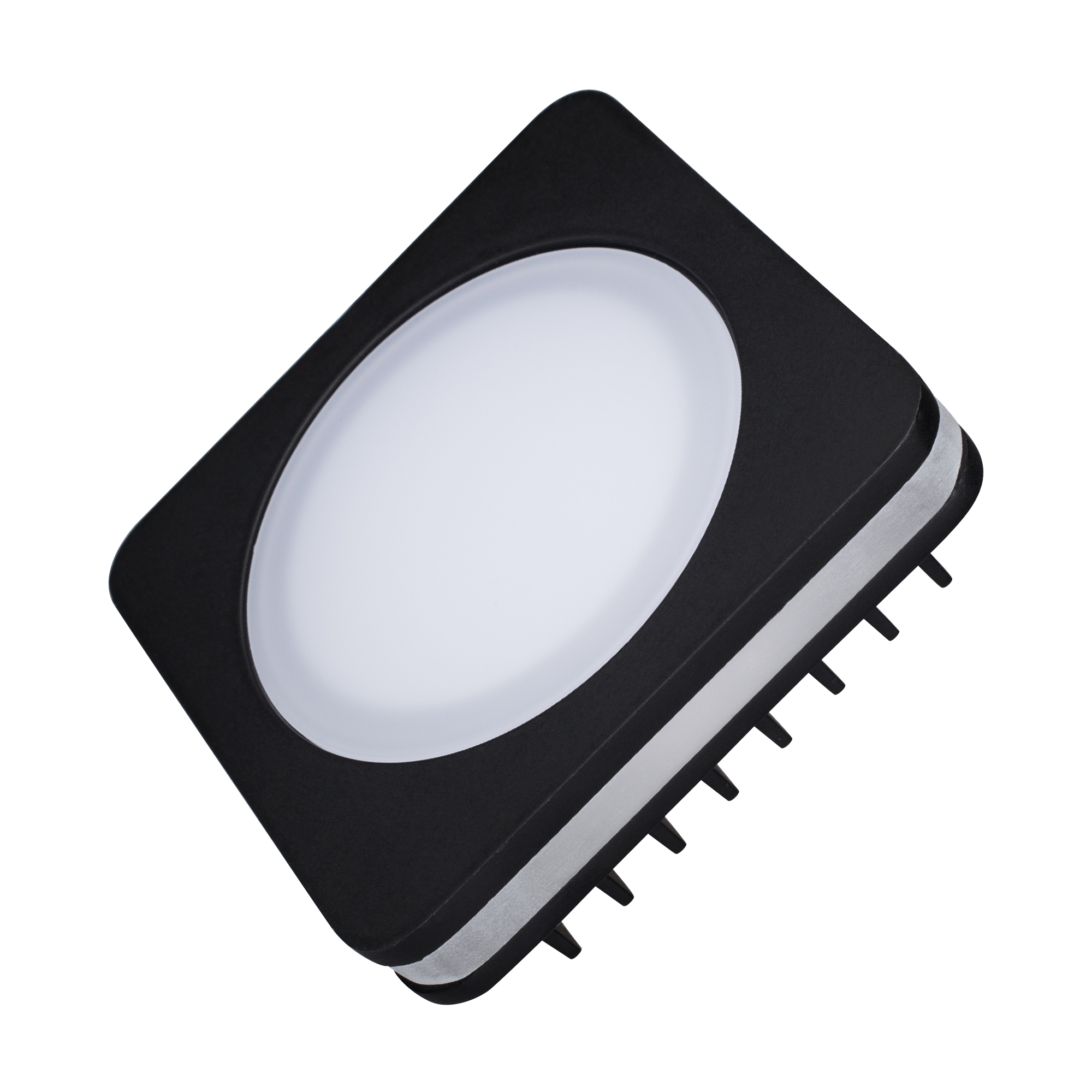 Светодиодная панель LTD-80x80SOL-BK-5W Day White 021481 - Квадратный светильник с контурным свечением. Корпус IP44 черный + вставка поликарбонат PC. Цвет ДНЕВНОЙ 4000К, св.поток 325 лм, угол 120°+180°. Питание 110-240VAC (драйвер в к-те 300mA 11-25V), мощ