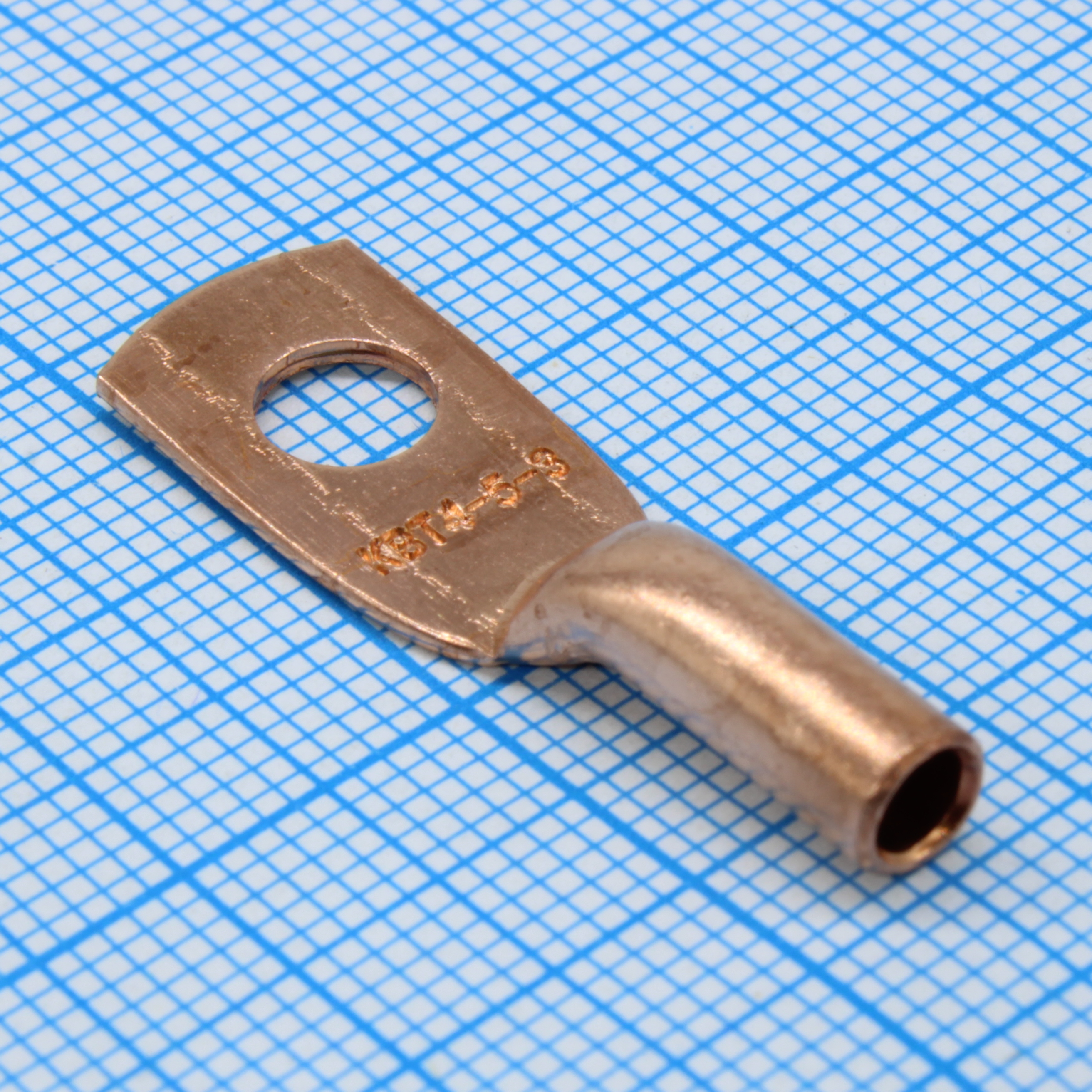 ТМ 4-5-3 - Наконечник кабельный медный кольцевой М5 под опрессовку проводов сечением до 4 мм2