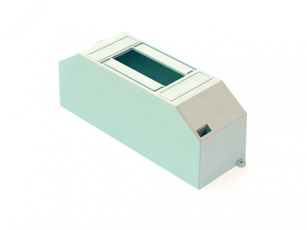 Корпус навесной ЩРН-П-1/2 12.5х4.2х5.8 1-2мод. IP30 пластик. бел. 31030DEK