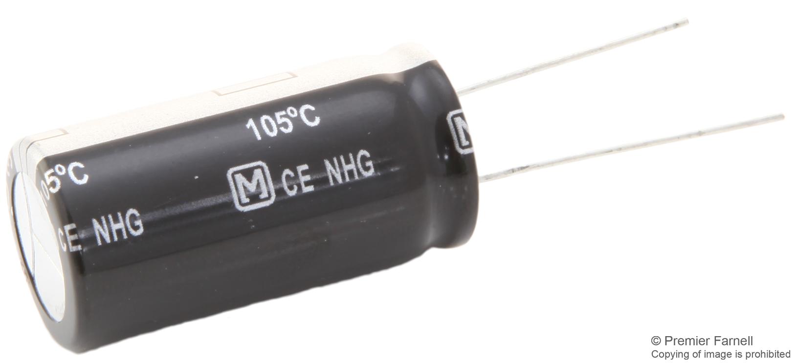 ECA1VHG472 - Конденсатор алюминиевый электролитический 4700мкФ 35В  ±20% (18 х 35.5мм) радиальные выводы 7.5мм 1910мА 2000час 105°С автомобильного применения россыпь