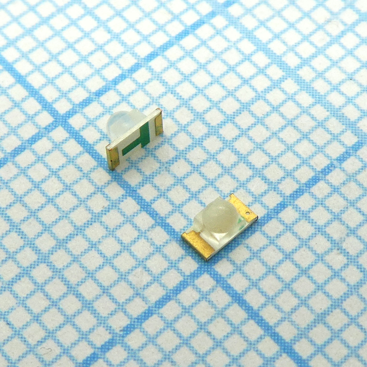 KPTD-3216ZGC - Светодиод smd 3,2х1,6мм/зеленый/525нм/1300-2300мкд/прозрачный/35°