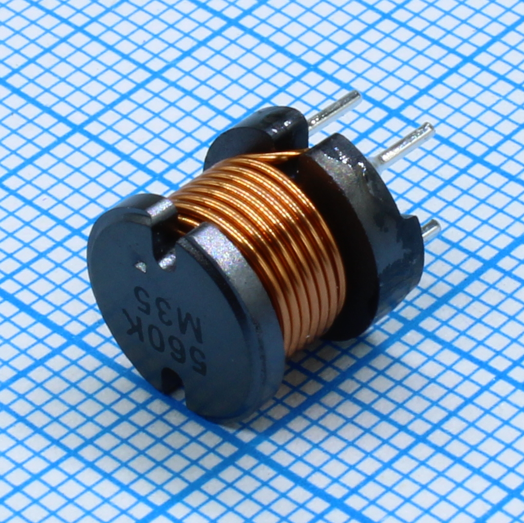 RCH110NP-560K - Силовая индуктивность 56uH ±10% 2.3A 0.092Om радиальная без магнитного экрана