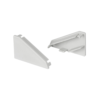 Заглушка KLUS-P45.30 FLAT правая 025970 - Заглушка правая для профиля KLUS-P45.30 под плоский экран KLUS-P45-2000 Flat. Материал пластик, серая.