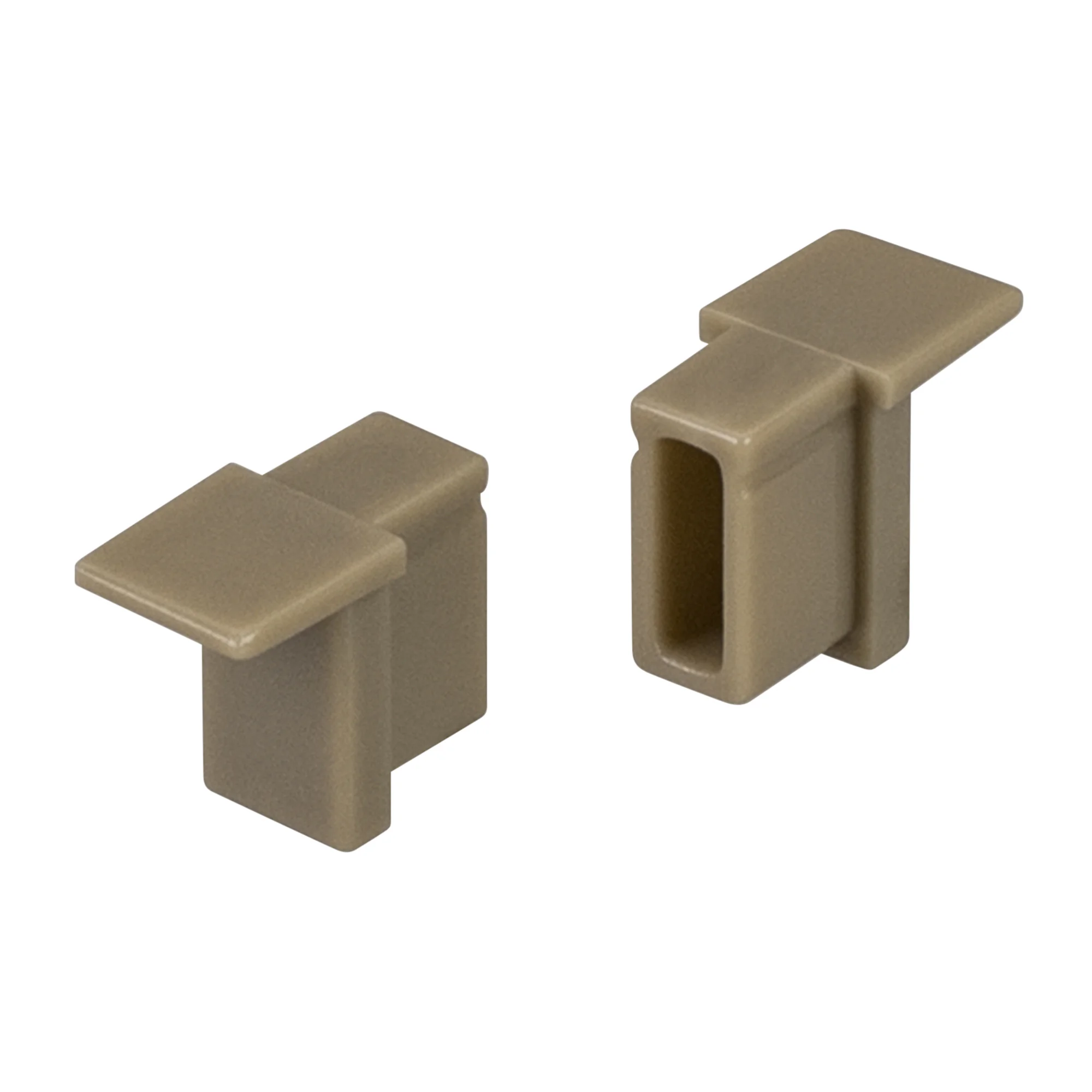 Заглушка SL-MINI-6-H9 OLIVE GREY глухая 038374 - Пара заглушек без отверстия для профиля SL-MINI-6-H9 OLIVE GREY. Цвет - оливковый серый. В комплекте 2 заглушки. Цена за комплект.