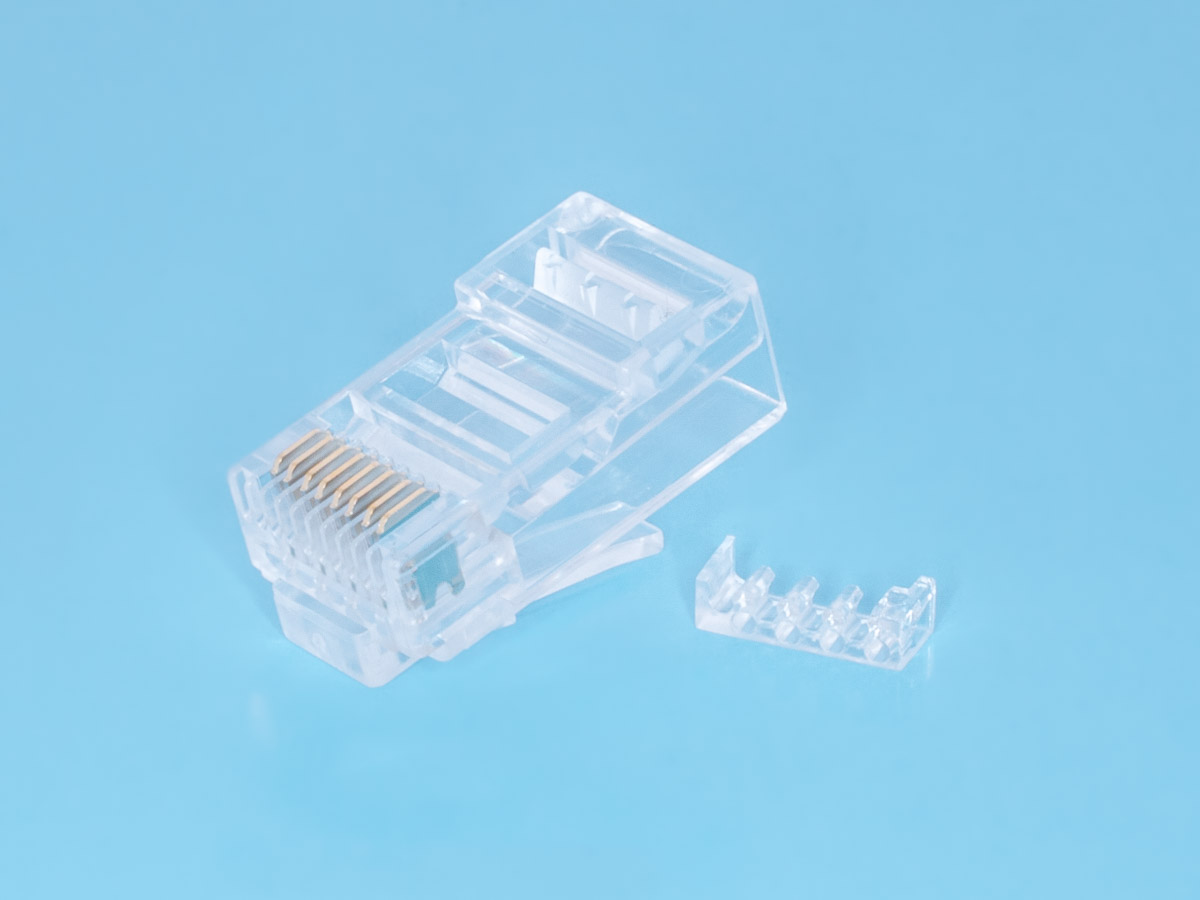 TP6-8P8C-S2 - Вилка RJ-45 кат.6 со вставкой, универсальная