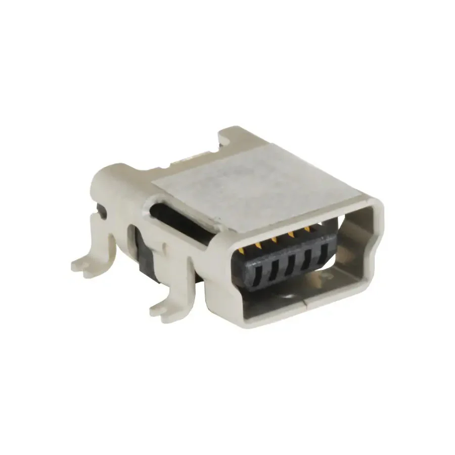 UX60-MB-5ST - Разъем Mini USB 2.0 тип B для поверхностного монтажа угловой
