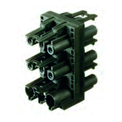 Разветвитель GESIS GST18i3V 5P1 V WS - Распределительное устройство, 1 вход / 5 выходов, тип: НН, 3 полюса, серия gesis GST18i3, номинальное напряжение: 250V, номинальный ток: 20А, цвет: белый