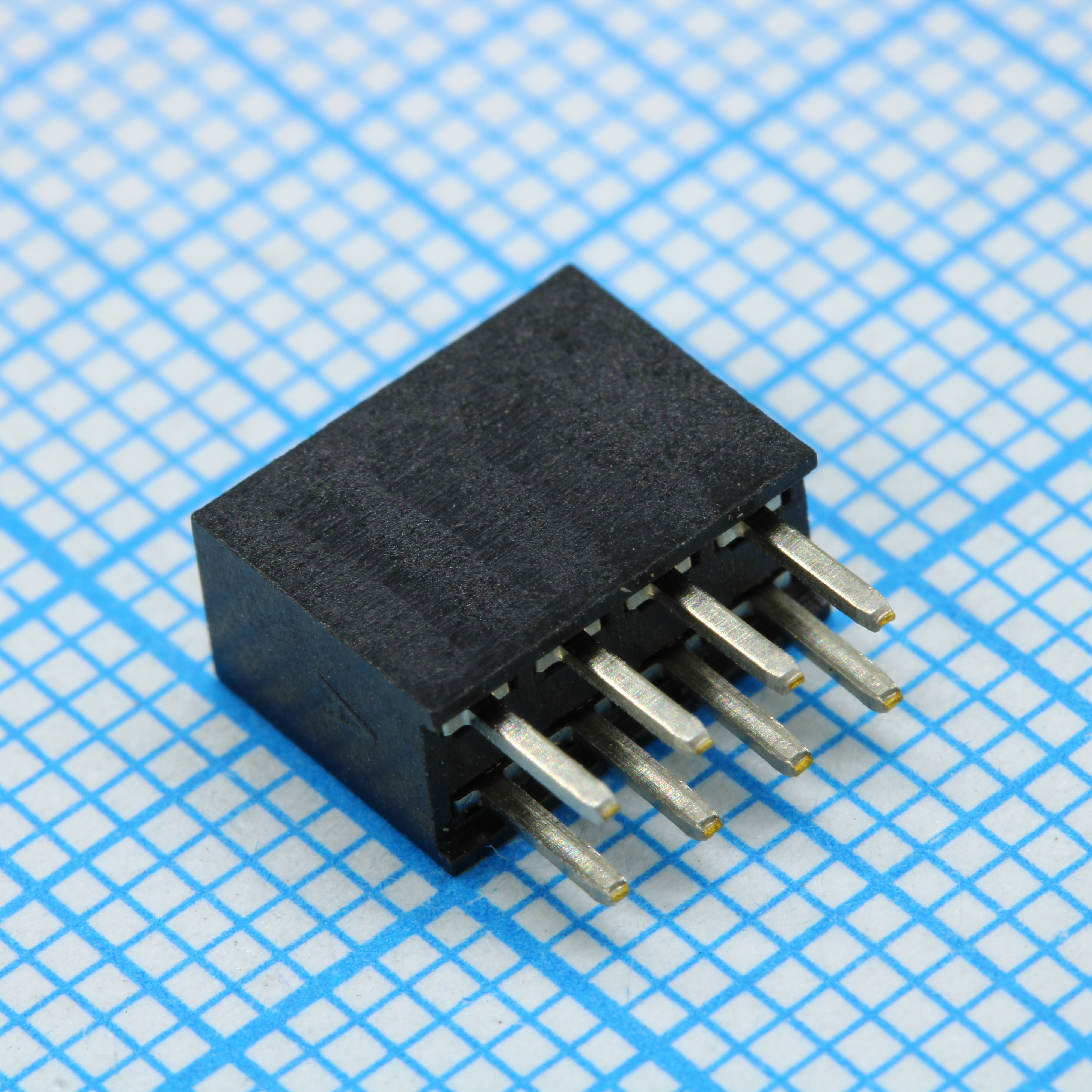 DS1026-20-2X4S8BVB - Розетка на плату 2х4 контакта шаг 2мм высота 6.35мм