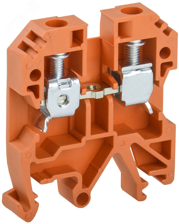 Клемма винтовая КВИ-6мм2 оранжевая YZN30-006-K09