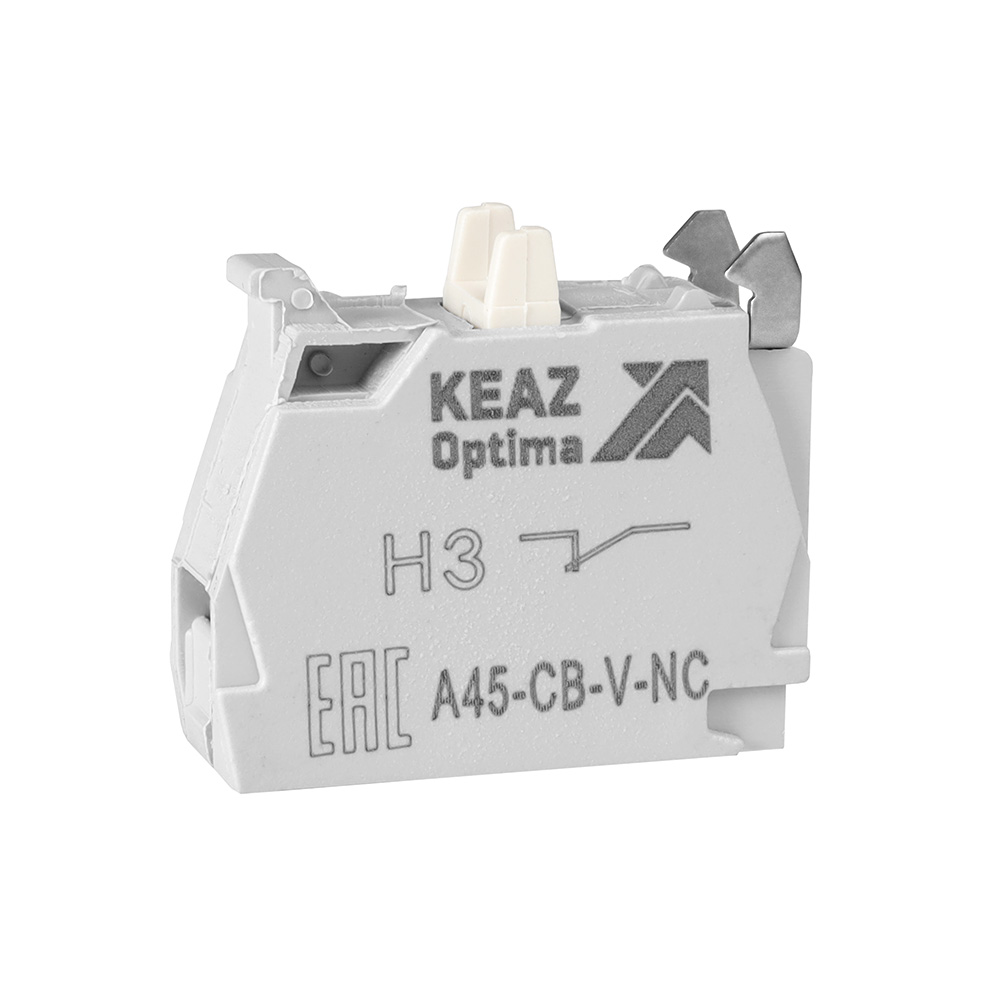 Контактный блок OptiSignal D22 A45-CB-V-NC 1НЗ винтовой зажим ZBE102 (100шт) 332201