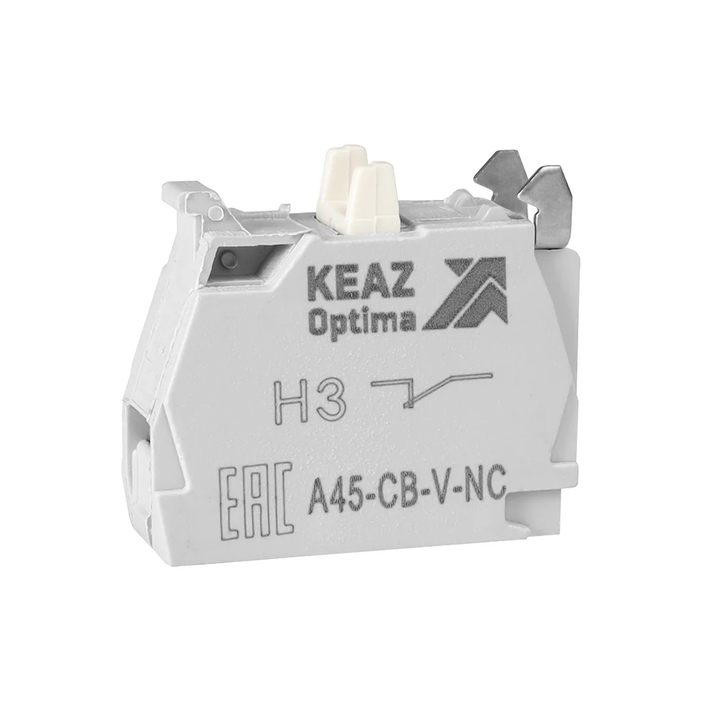 Контактный блок OptiSignal D22 A45-CB-V-NC 1НЗ винтовой зажим ZBE102 (100шт) 332201
