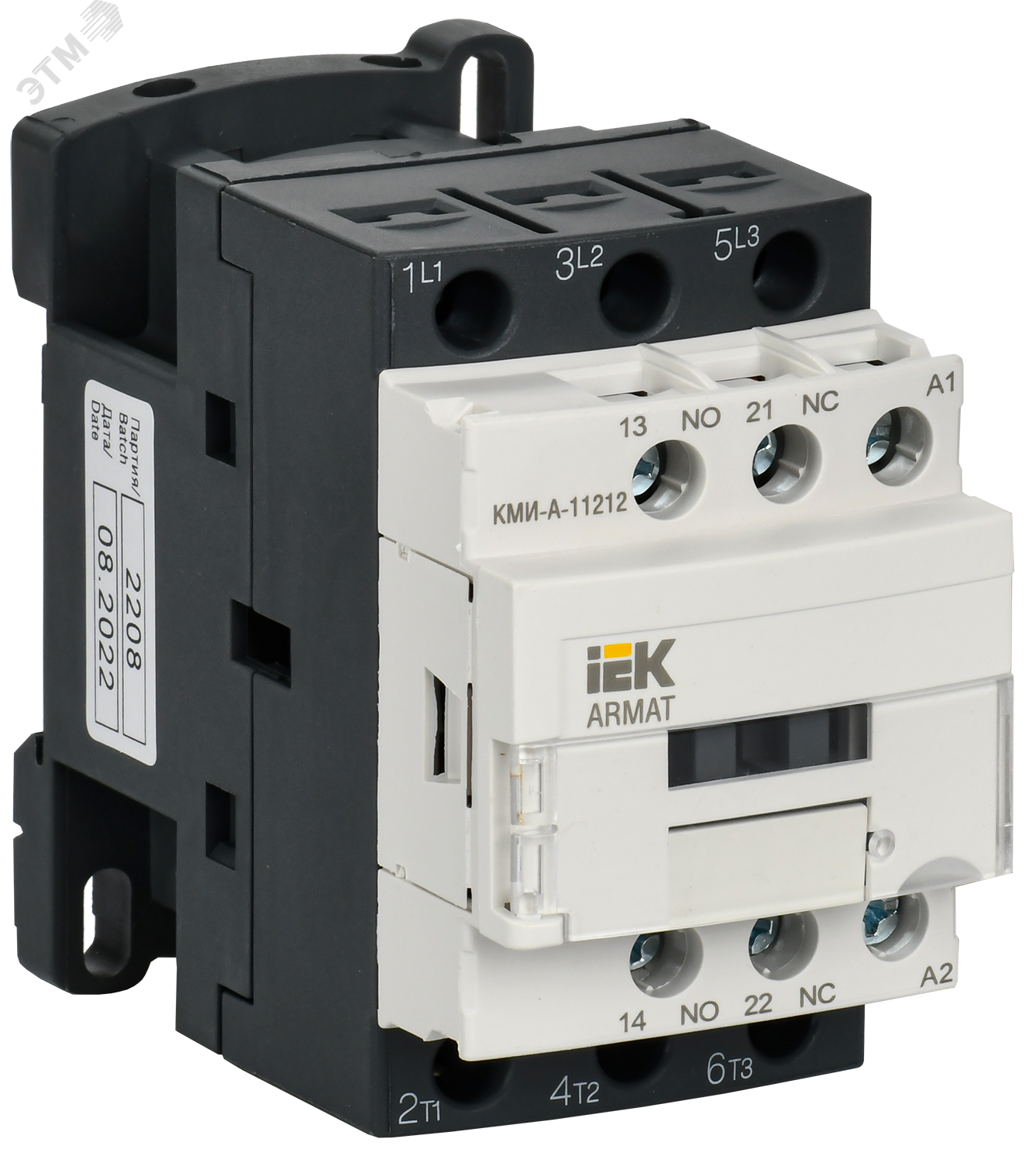 Контактор КМИ-А-11212 LC1D 12А кат. 230В AC 1НО+1НЗ AC-3 AR-ACC-11-012-230-11