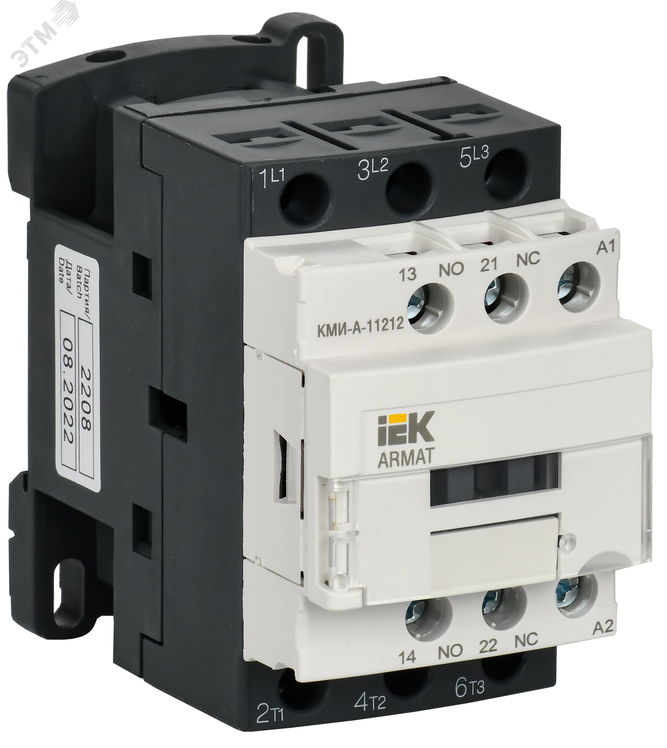 Контактор КМИ-А-11212 LC1D 12А кат. 230В AC 1НО+1НЗ AC-3 AR-ACC-11-012-230-11