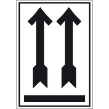 gws257530 - Упаковочные этикетки "Верх, не кантовать", 74*105 мм, B-7541(ламинированный полиэстер), 1 шт"