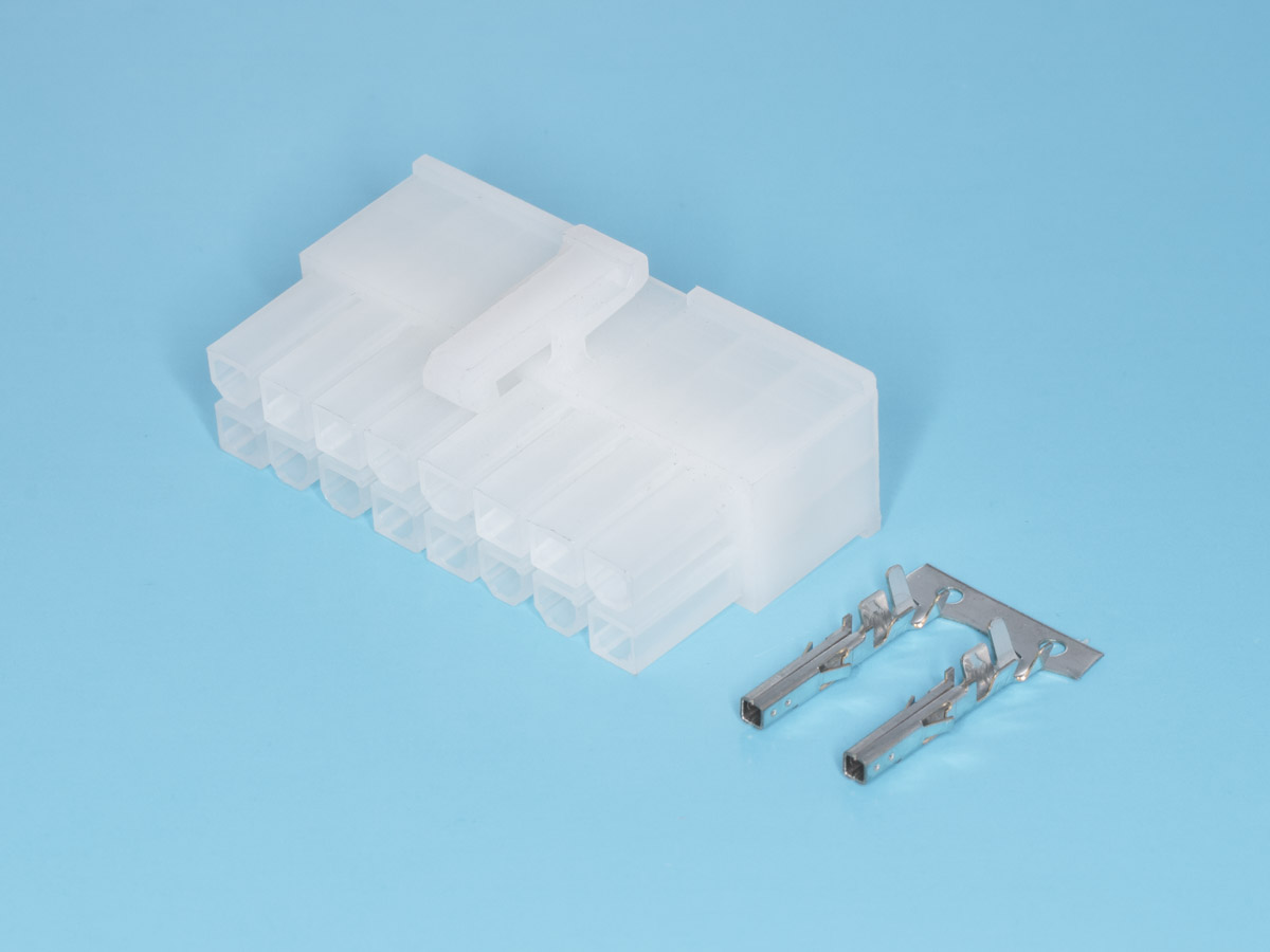 MF-16F - Разъем питания Mini-Fit 16 контактов, гнездо на кабель, шаг 4,2мм