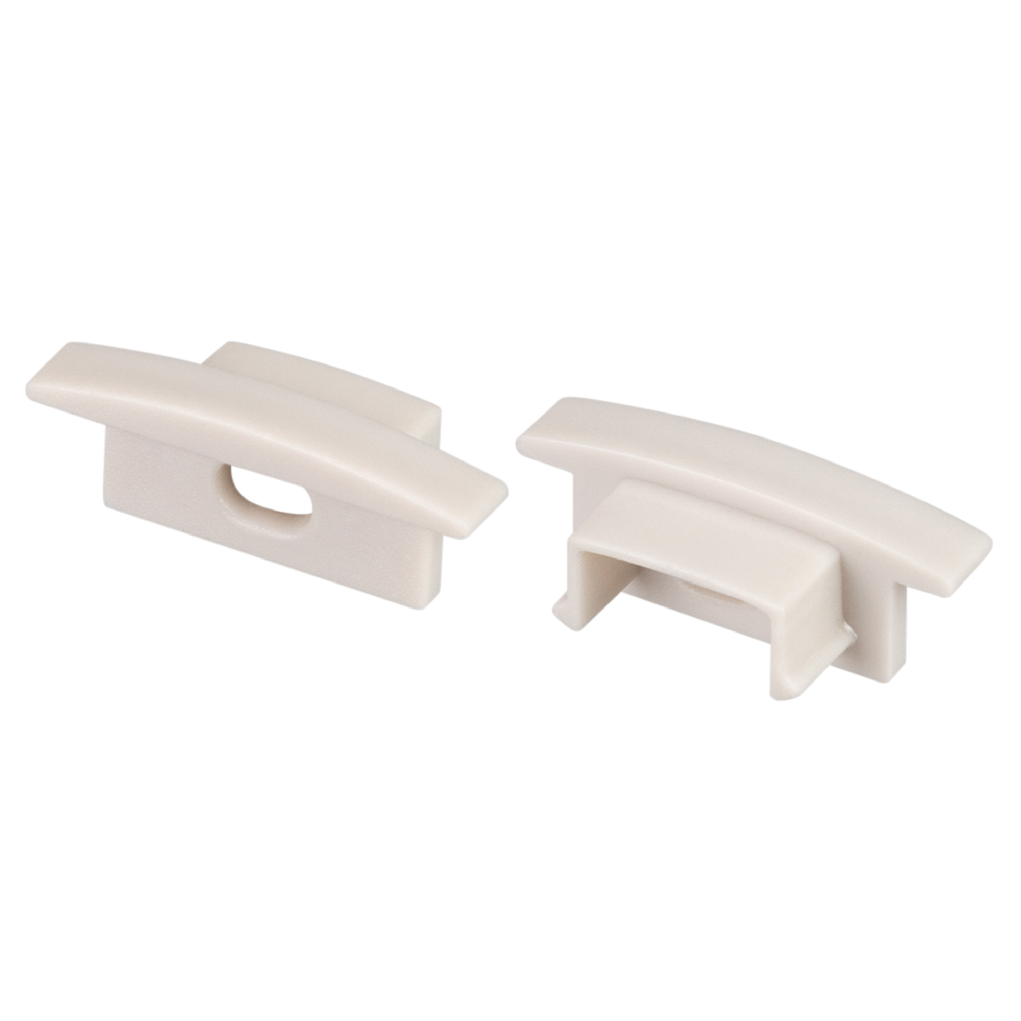 Заглушка LINE-2308-F с отверстием 040317 - Пара заглушек для профиля LINE-2308-F. Материал - пластик. В комплекте 2 заглушки с отверстиями.