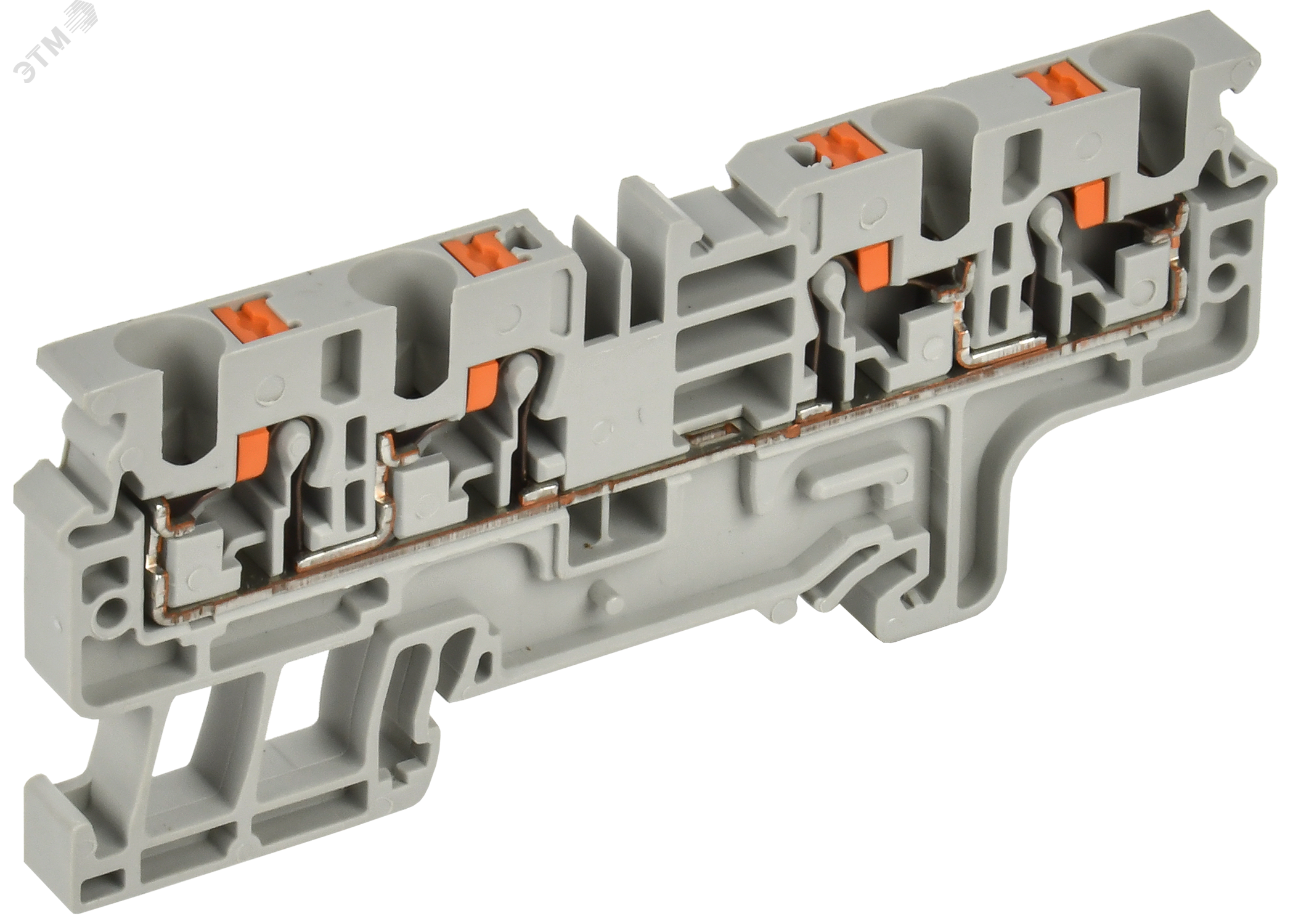 Колодка клеммная CP-MC 4 вывода 4мм2 серая YCT22-00-4-K03-004