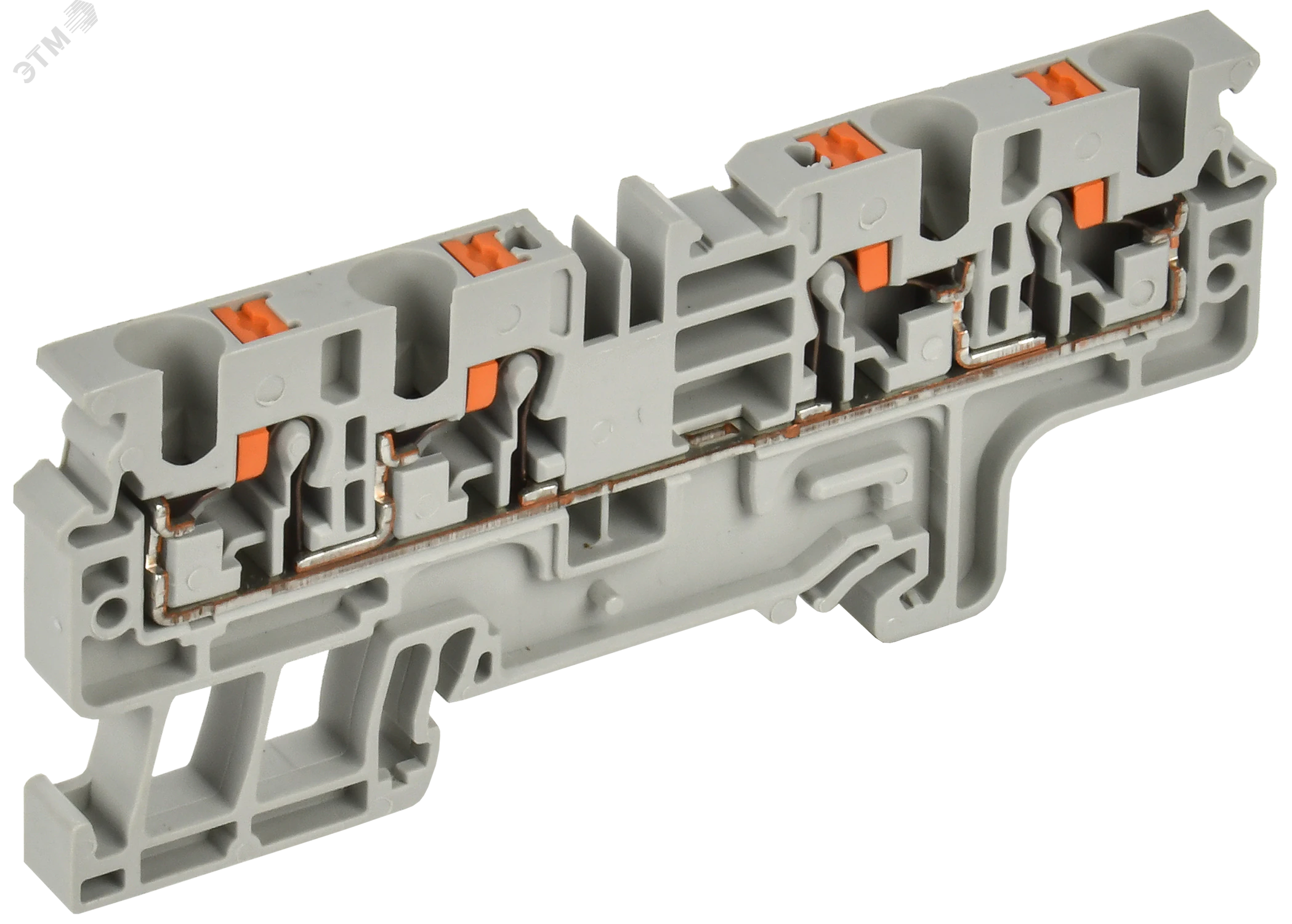 Колодка клеммная CP-MC 4 вывода 4мм2 серая YCT22-00-4-K03-004