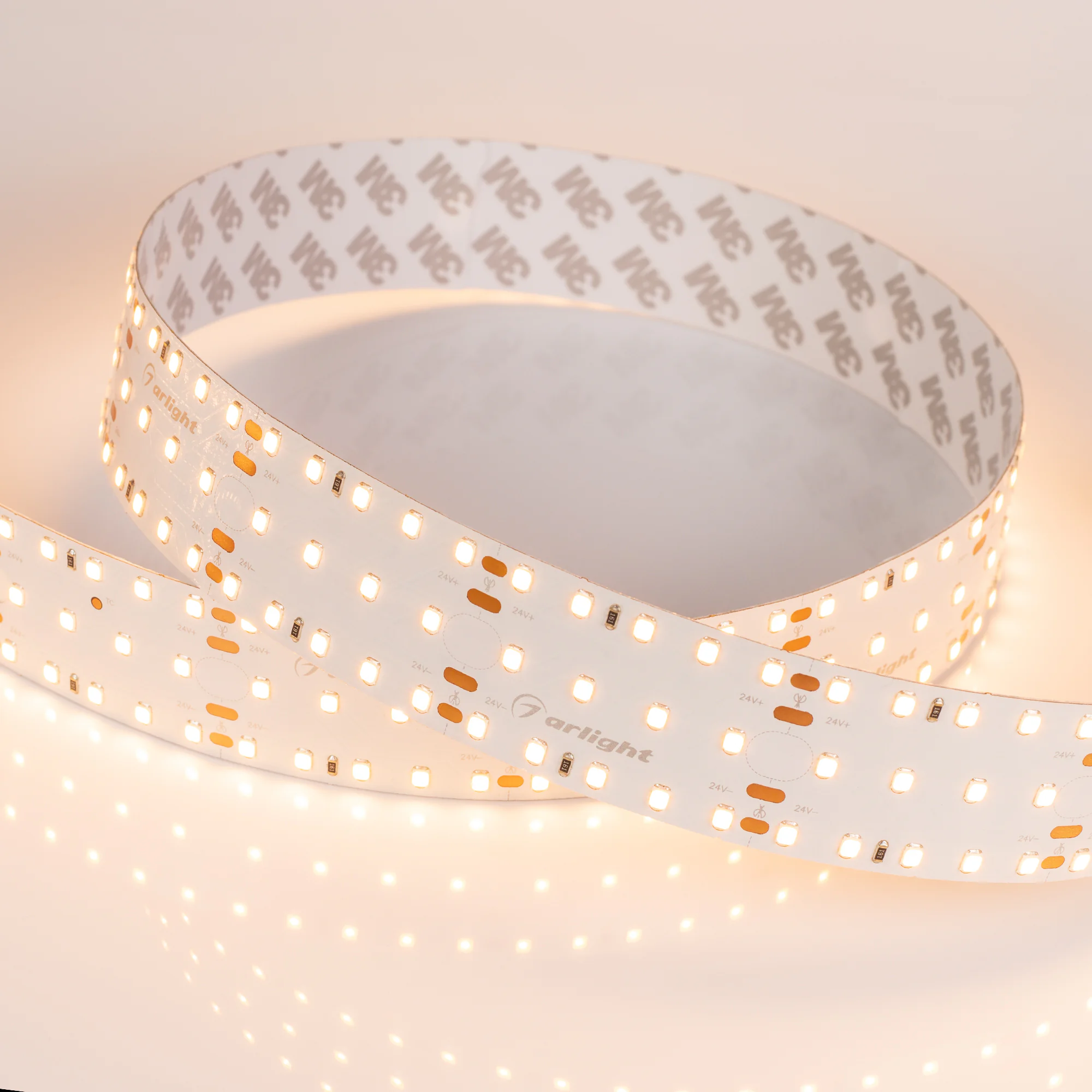 Лента S2-A280-34mm 24V Warm3000 (25 W/m, IP20, 2835, 2.5m) 021202(2) - Светодиодная широкая лента (с монтажными отверстиями) S2-A280, открытая. Светодиоды 2835, 280 шт/м (700 шт на 2.5 м), белая плата, ширина 34 мм, скотч 3M. Цвет ТЁПЛЫЙ 3000 K, цветопере