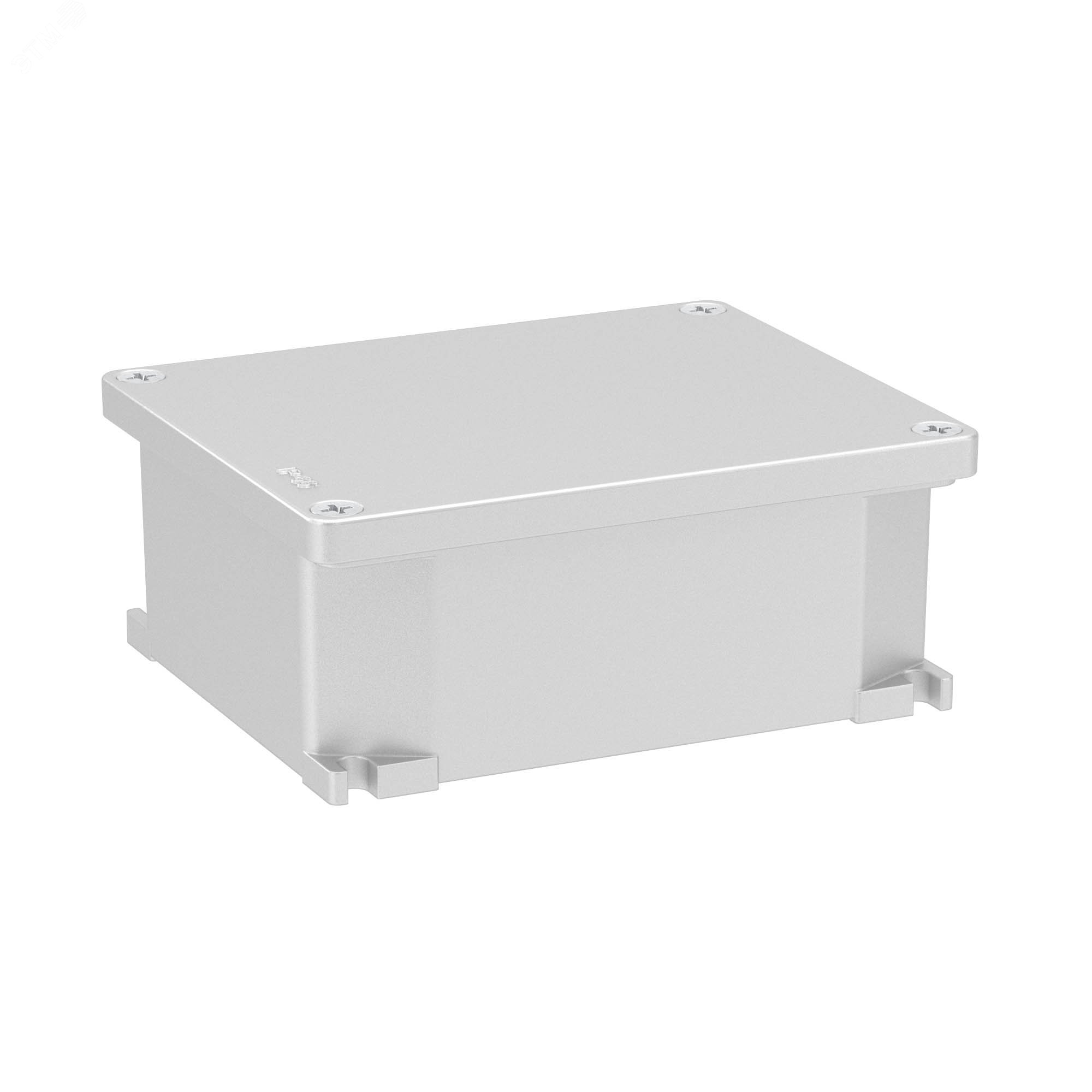 Коробка ответвительная алюминиевая окрашенная, IP66/IP67, RAL9006, 128х103х55мм 65301