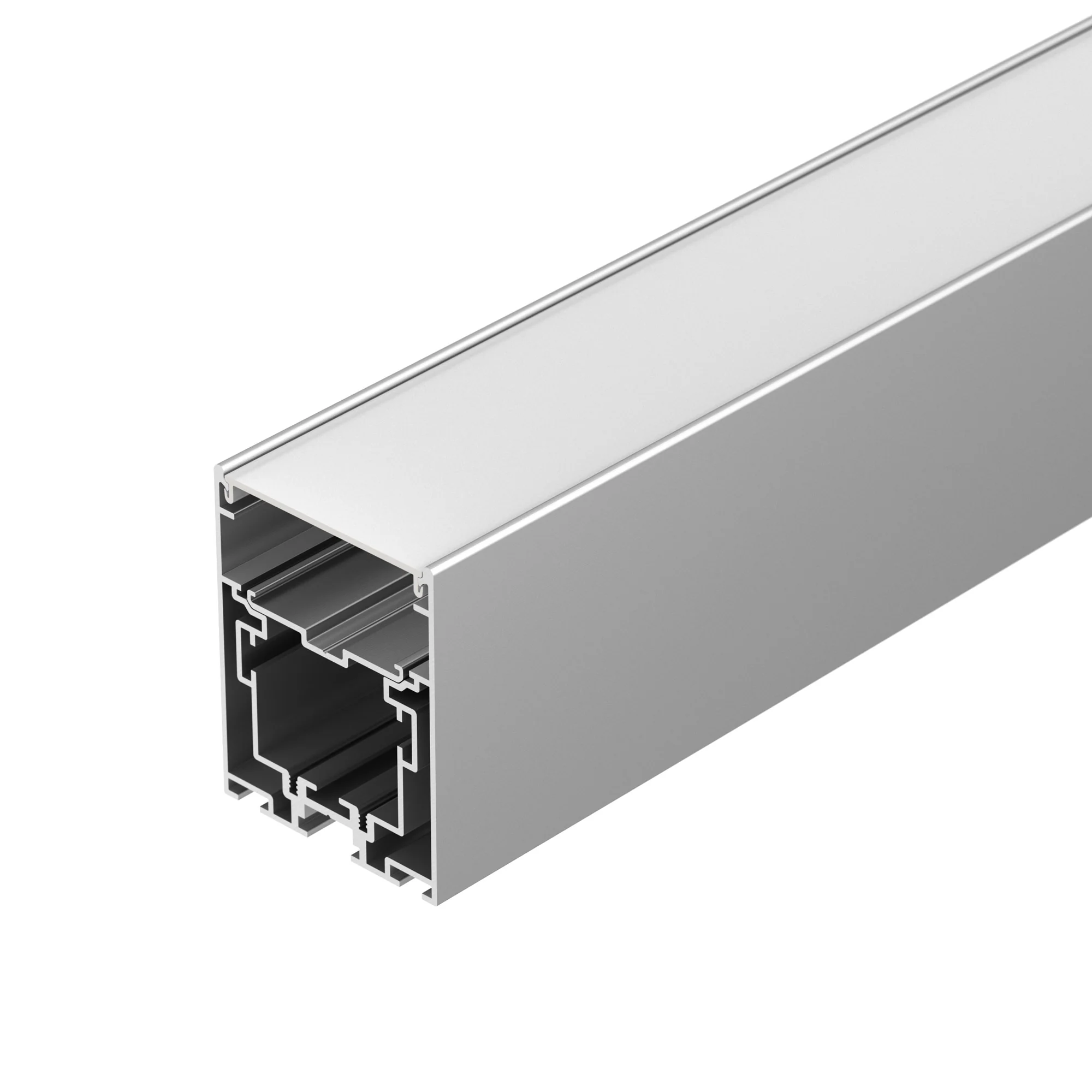 Профиль S2-LINE-5470-2500 SEAMLESS ANOD 029440 - Алюминиевый анодированный профиль для светодиодных лент и линеек. Габаритные размеры (LхWхH): 2500x54x70 мм. Для использования с гибким экраном SL-Seamless (поставляется в рулонах). В комплекте профиль, осн