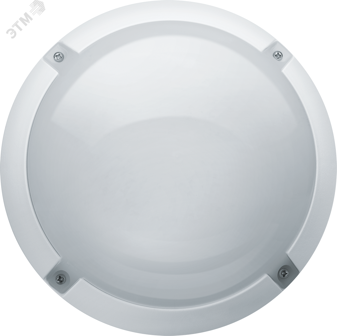 Светильник светодиодный ДБП-8w 4000К 700Лм IP65 круглый пластиковый белый 20985