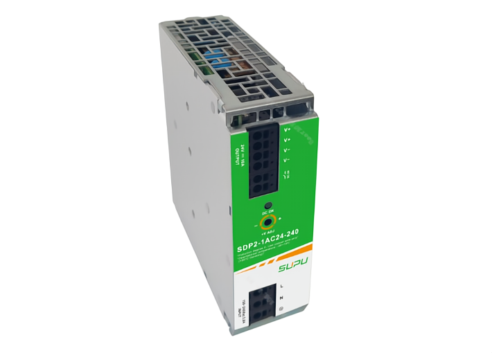 Источник питания SDP2-1AC24-240 - Источник питания, однофазный, 24VDC / 10A, 240 W; диапазон входных напряжений: 85 - 264VAC; габариты (мм): 127х125х40, монтаж: на DIN рейку