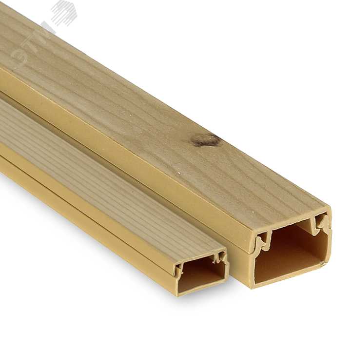 Кабель-канал 40х16 L2000 пластик Plast свет. дер. kk-40-16w