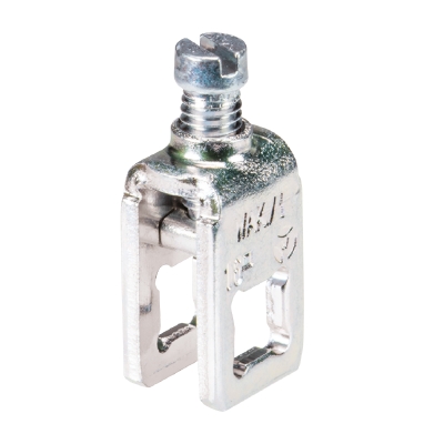 Зажим WAK16/1 - Рядная распределительная клемма, тип фиксации провода: винтовой, номинальное сечение: 16 мм кв., цвет: серый, тип монтажа: шина 6х6