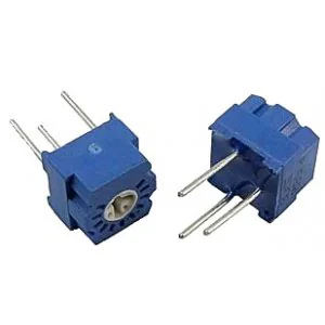 TSR-3323P-501R - Потенциометр однооборотный керметный 500Ом 0.25Вт ±10% (6.8 X 6.8 X 6мм)