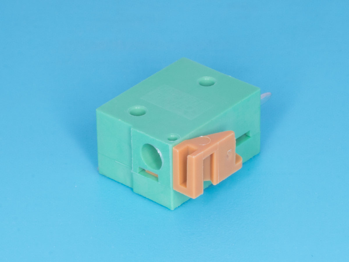 TB-04 - Клеммник с зажимом 1 позиция, шаг 5,08мм