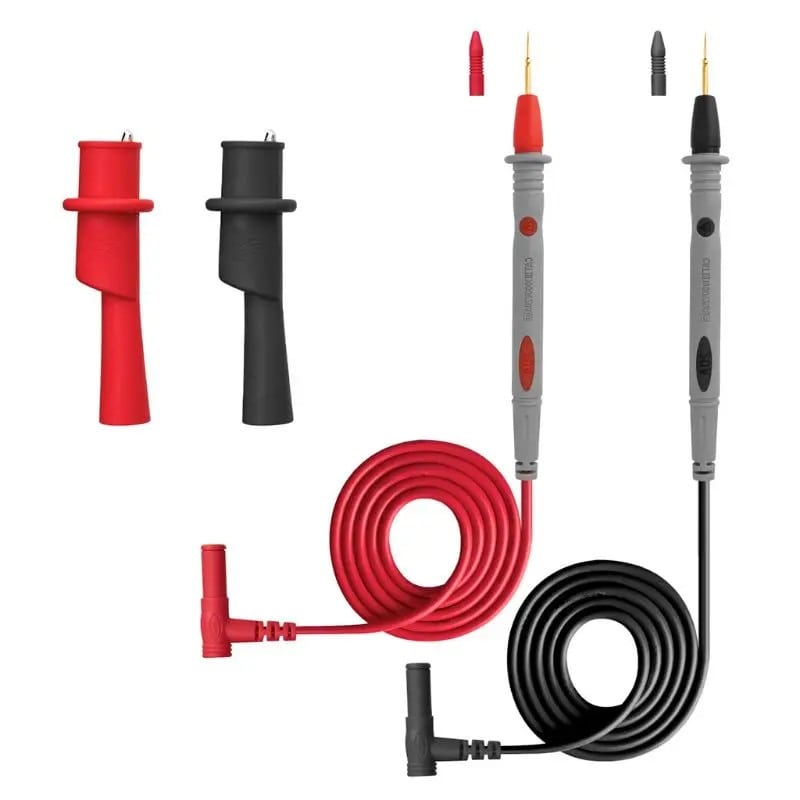 PT1032 - Щупы измерительные с острыми позолоченными иглами в наборе с крокодилами, длина 0.93м, 20А/1000В