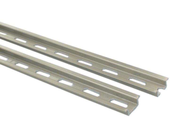 Монтажная рейка TH15-5.5L - Монтажная рейка 15x5 мм, перфорированная, алюминий