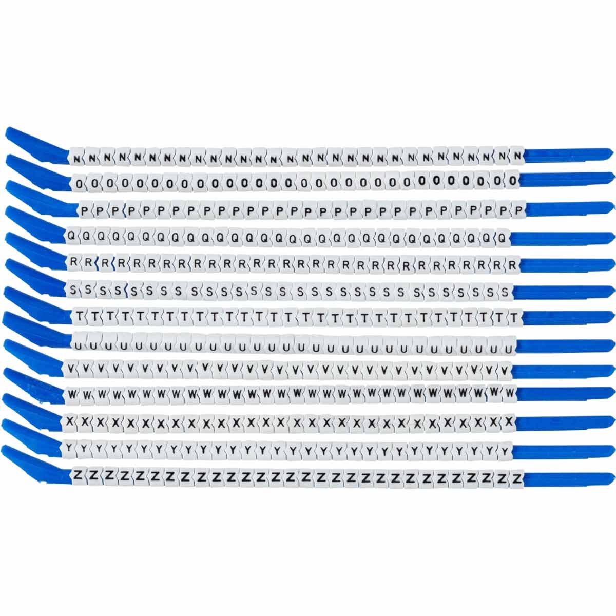 brd133240 - SCNC-13-N-Z клипсы белые, 300шт/упак, для провода 3,4-3,8мм диаметра, легенда N-Z