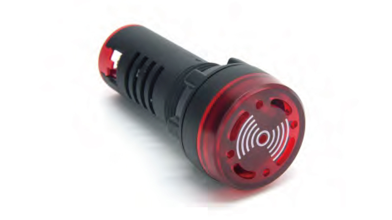 Индикатор  DT22A-BZ/BLAC/DC24 - Индикатор звуковой, в сборе,цвет: черный, 24VDC, увеличенный размер, пластиковая обойма индикатора