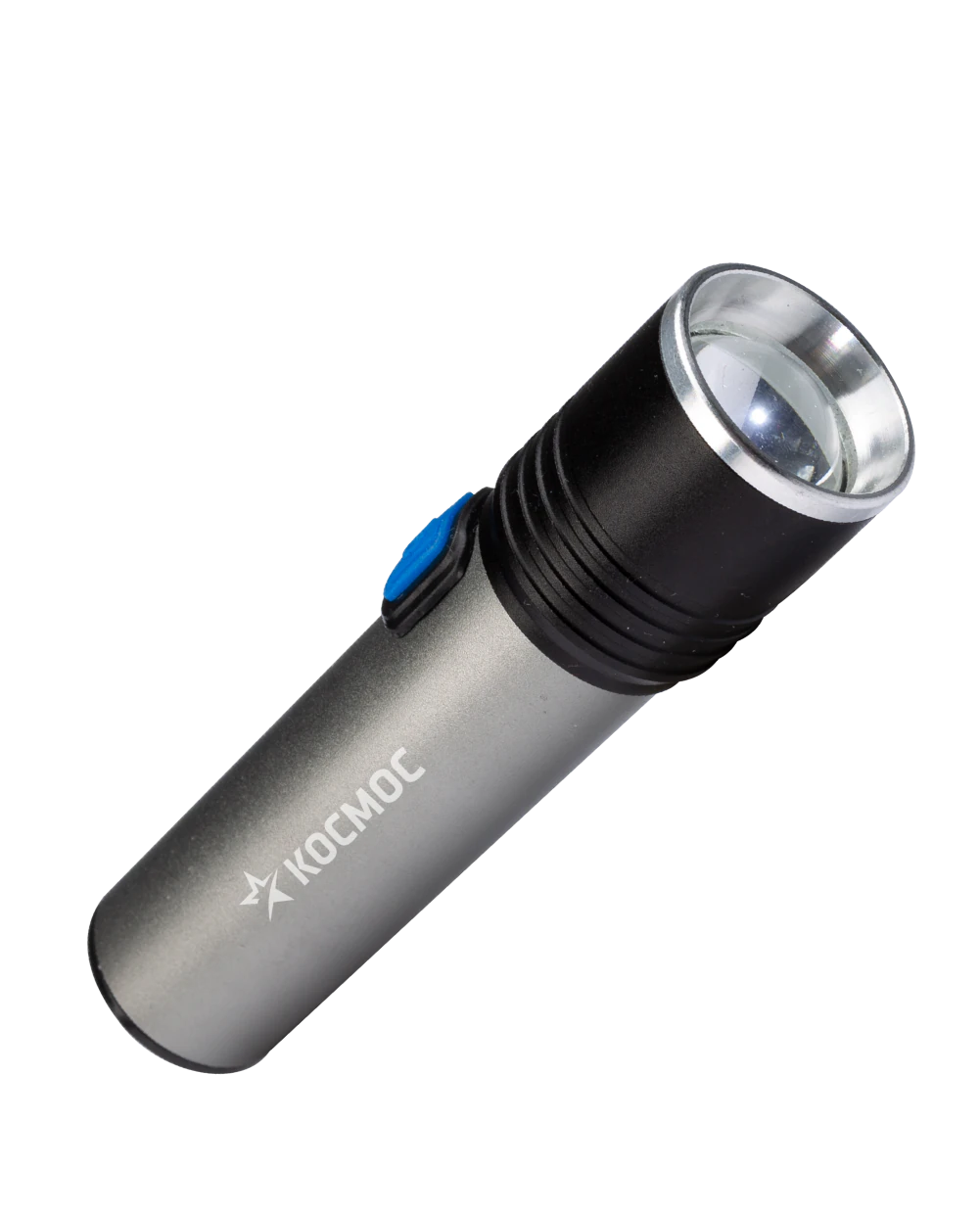 Фонарь ручной аккумуляторный 3Вт LED/линза/зум/Li-ion18650 1200mAh/анодир алюминий/USB-шнур