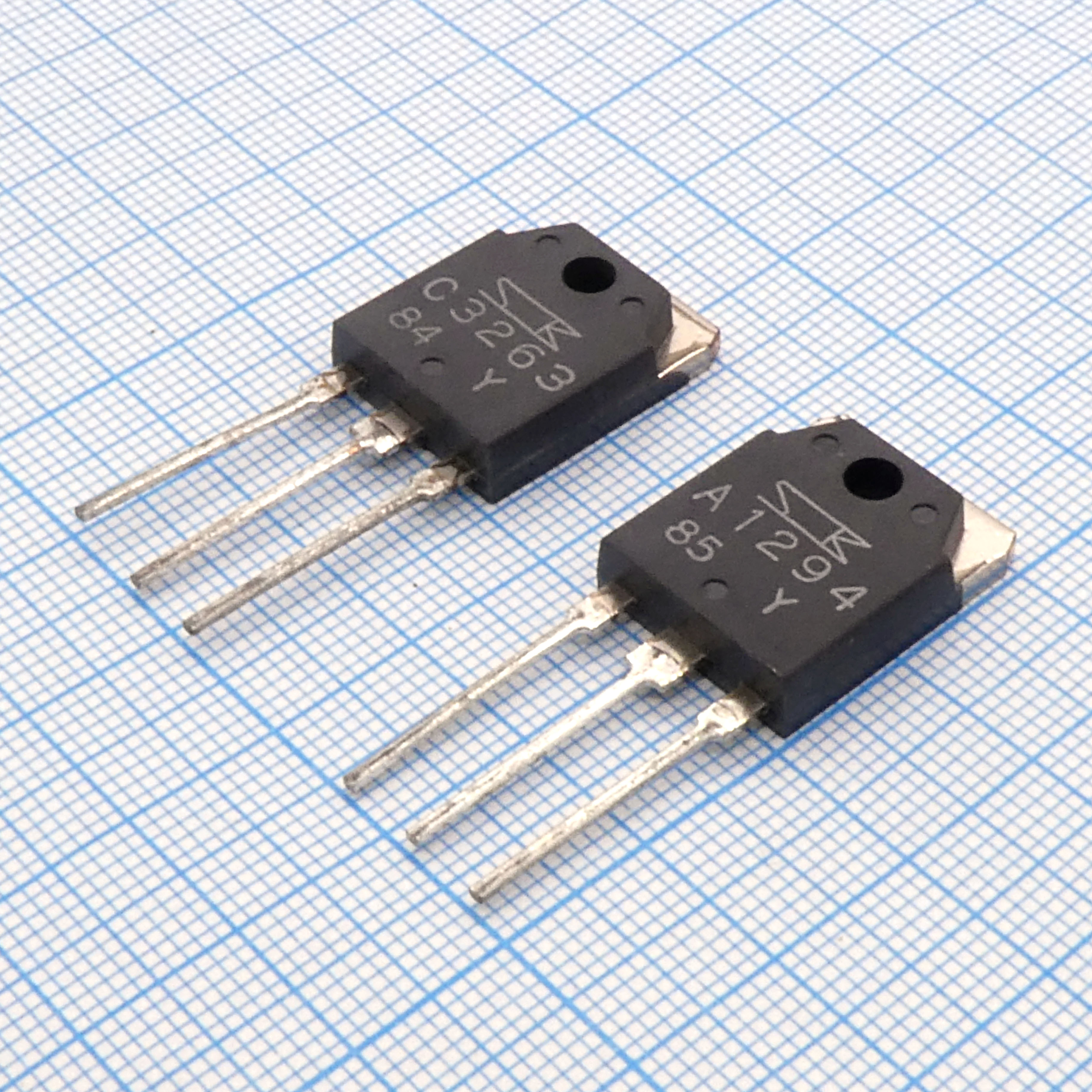 2SA1294 + 2SC3263 (пара) - Биполярный транзистор, PNP+NPN (пара), 230 В, 15 А, 130 Вт