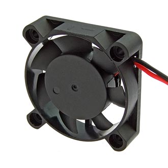 RQD 2507MS 12VDC - Вентилятор 12В 25x25х7мм, 10000 об/мин, 2.64м3/час, 23.1дБ, подшипник скольжения, тип вывода - провод