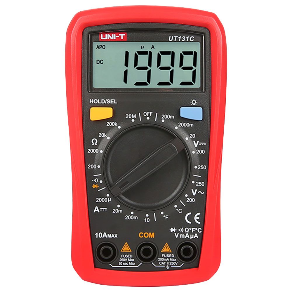 UT131C - Цифровой мультиметр, измерение температуры