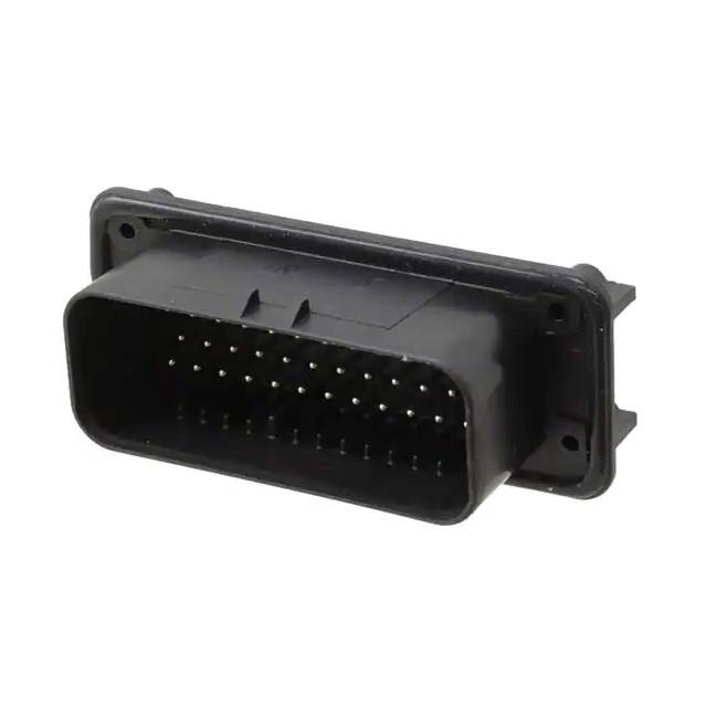 776163-1 - Разъем прямоугольный 35 контактов шаг 4мм угловой монтаж в отверстие