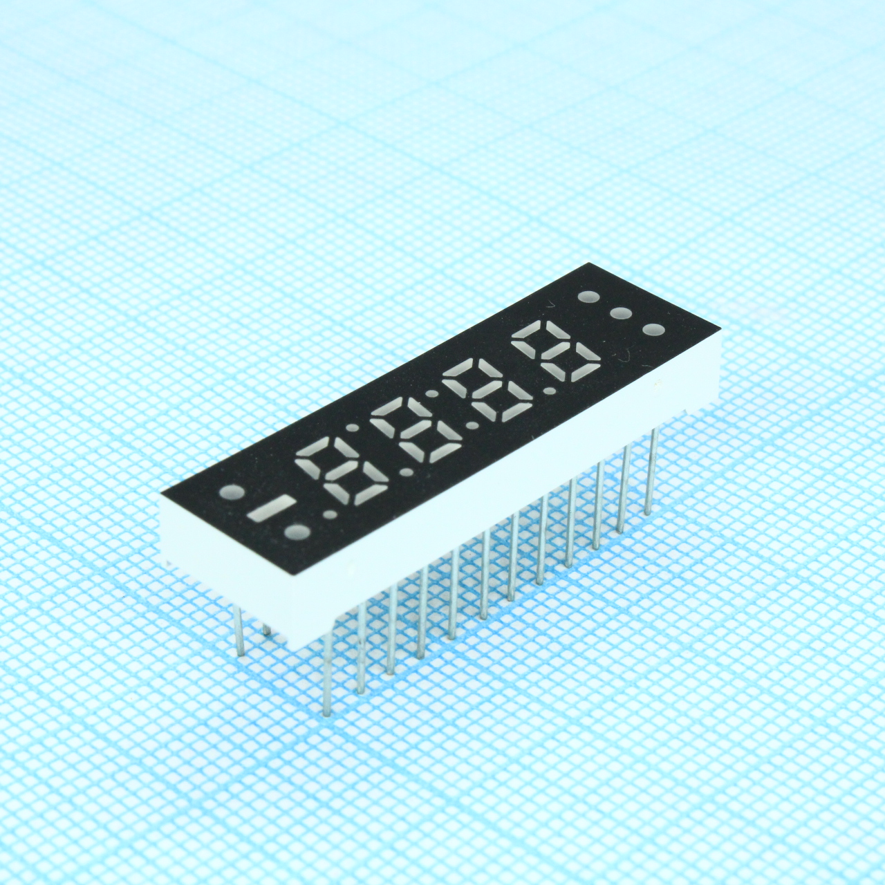 FYQ-2541BS-11 - 4-х разрядный индикатор 6,2мм/красный/660нм/15-20мкд/ОА
