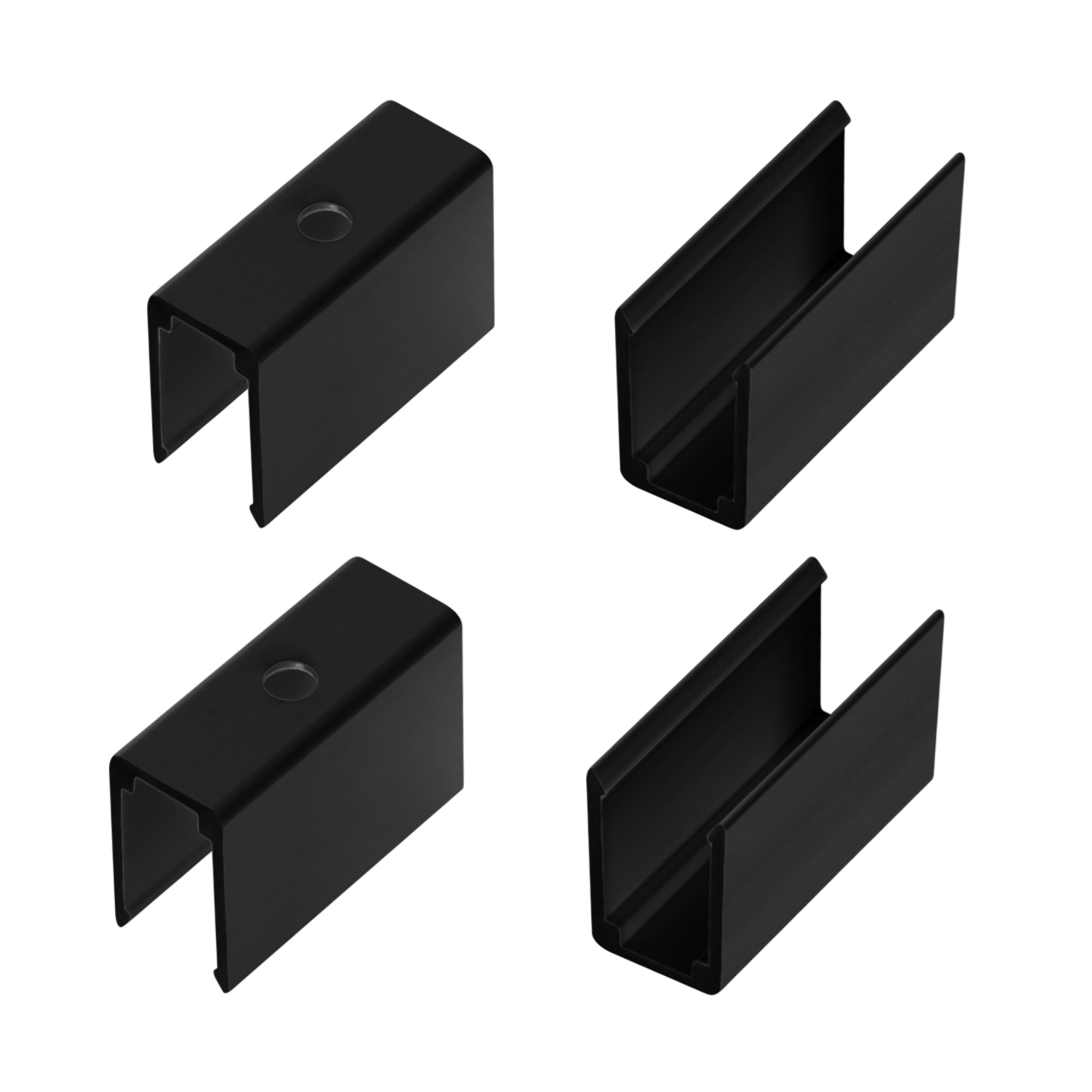 Держатель WPH-FLEX-0616-SIDE BLACK 045883 - Держатель металлический для профиля WPH-FLEX-0616-SIDE. Цвет - черный. В комплекте 4 держателя. Цена за комплект.