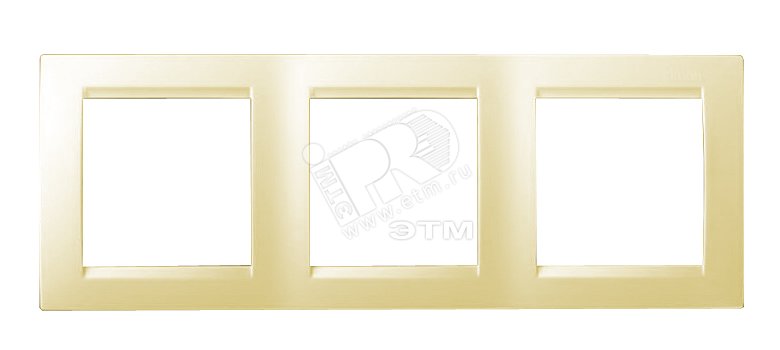 Рамка 3-м 5 сл. кость 1500630-031