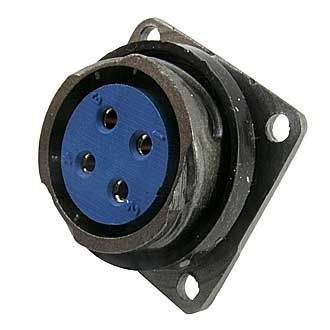 FQ24-4PIN ZK - Блочная розетка, 4 контакта