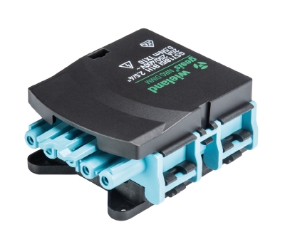 Адаптер GST18I5I B1H F7VPB 92.051.5553.0 - Модуль отвода питания для плоского кабеля серия gesis NRG, 5 полюсов, подключение к модулю разъемом GST18i5, номинальное напряжение: 250V, номинальный ток: 20A, цвет: синий