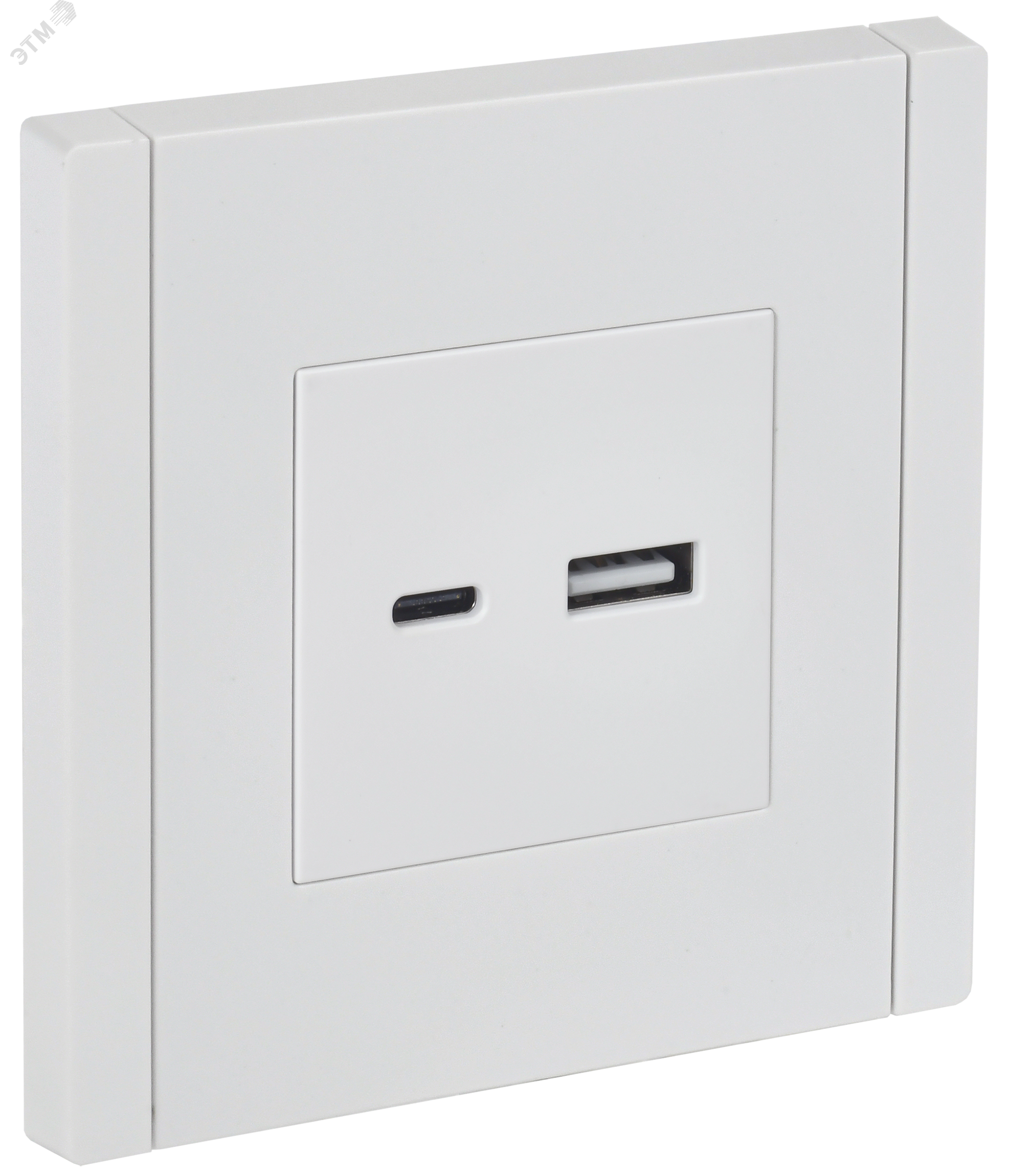 FORTE&PIANO Розетка USB A+C 3,1А FP250 белый IEK FP-U22-D31-K01