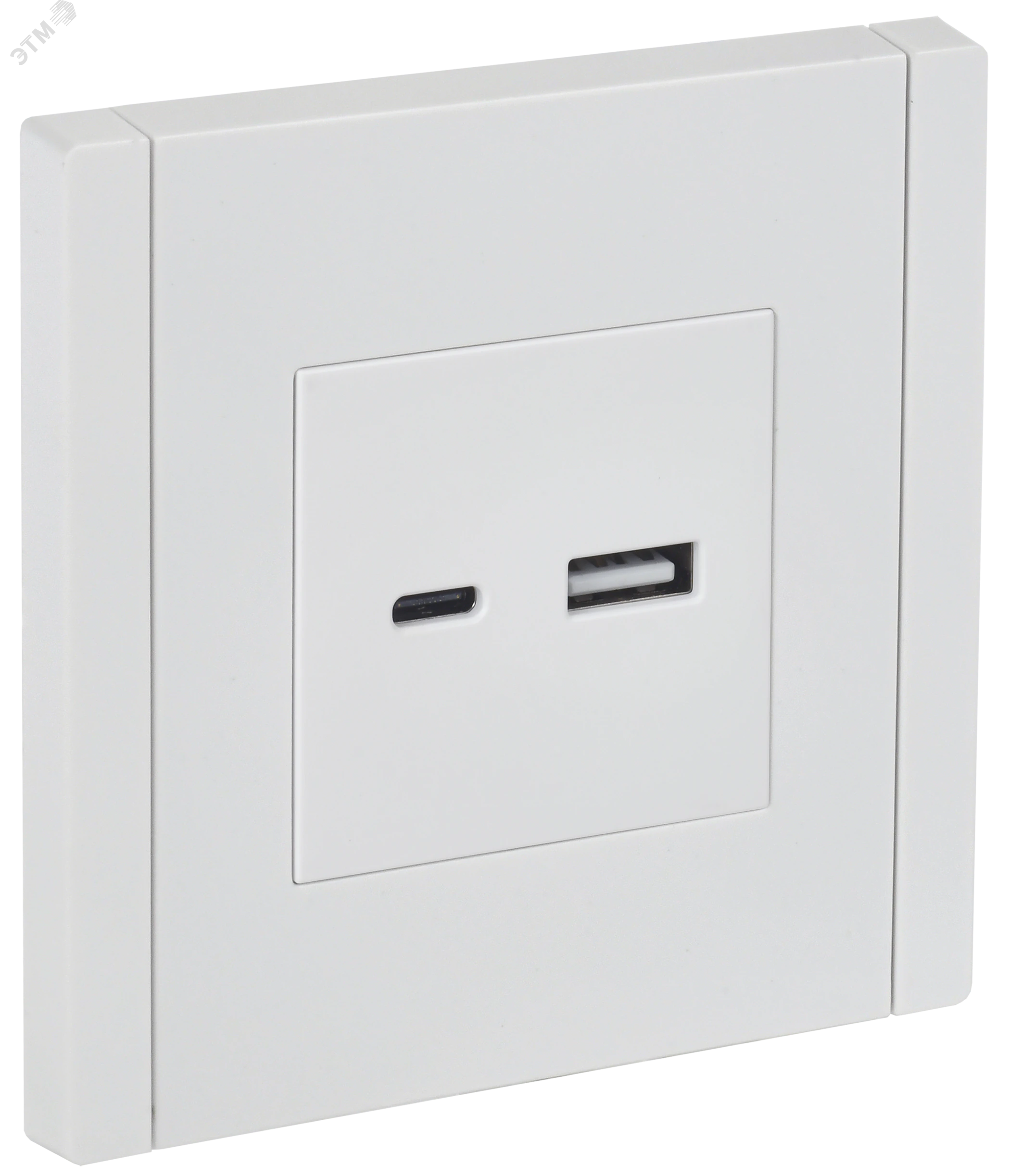 FORTE&PIANO Розетка USB A+C 3,1А FP250 белый IEK FP-U22-D31-K01