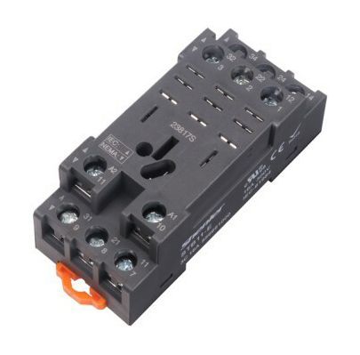 Колодка для реле STB11-E - Колодка для реле, 3 группы переключающих контактов, винтовая фиксация провода, монтаж на DIN рейку, 300V, 16A, для реле серий: RKL, с возможностью установки (поставляется отдельно): металл. фикс. ST36M3C, модуль AMD
