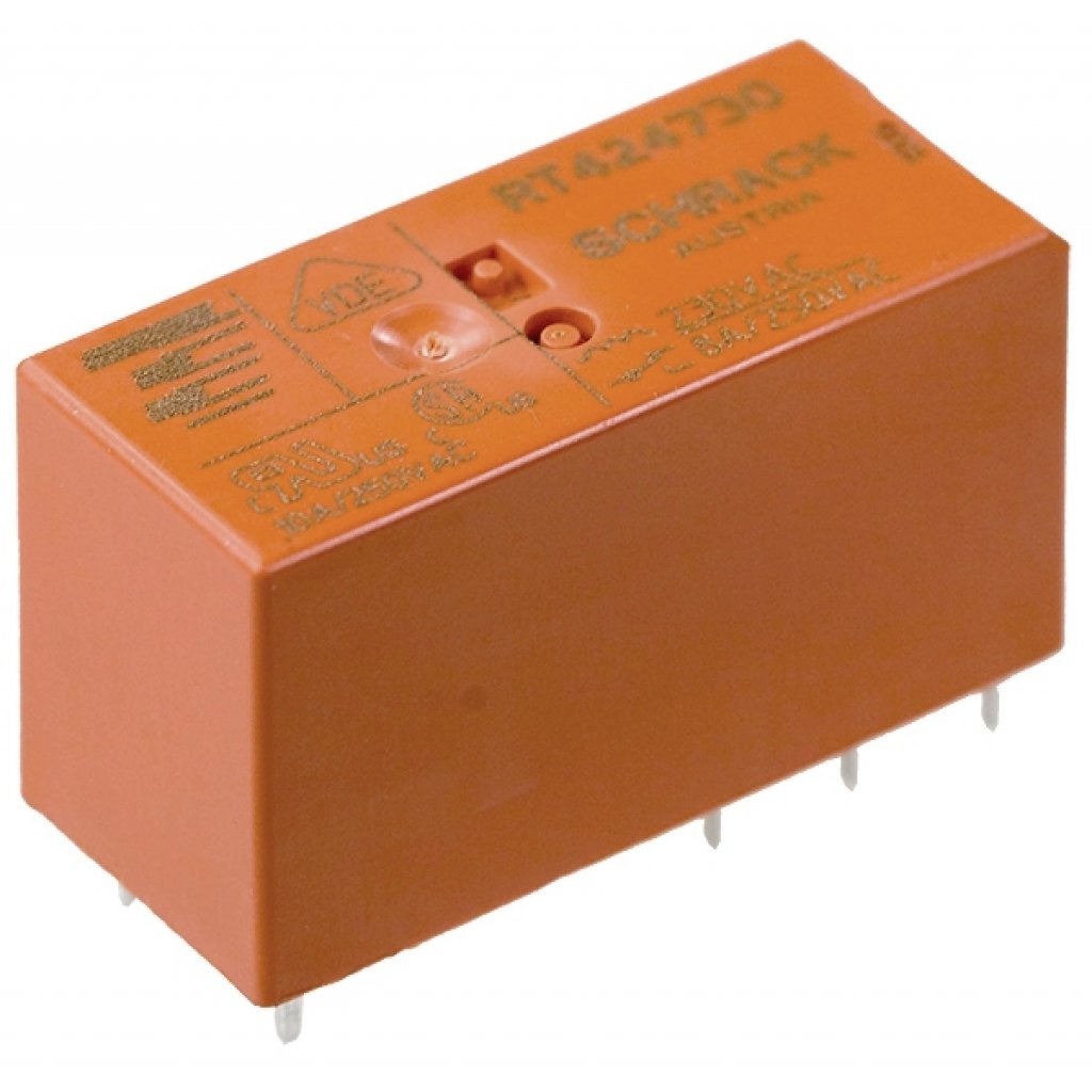 7-1393243-9 - Силовое реле переменного тока 230В 8А; Конфиг: 2C